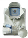 Siesta Green Printed Full sleeve single cuff   Cotton Shirt