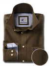 Daniel Green Solid Full sleeve single cuff   Cotton Shirt