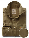 Marbella Green Solid Full sleeve single cuff   Cotton Shirt