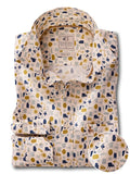 Vardy Green Printed Full Sleeve Tailored Fit Casual Cotton Shirt