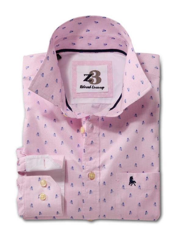Sail Pink Check    Cotton Shirt