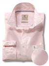 Marbella Pink Solid Full sleeve single cuff   Cotton Shirt