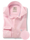 Murren Oxford Garment Dyed Pink Solid Full Sleeve Tailored Fit Casual Cotton Shirt
