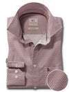 Wright Rust Printed Full Sleeve Tailored Fit Casual Cotton Shirt