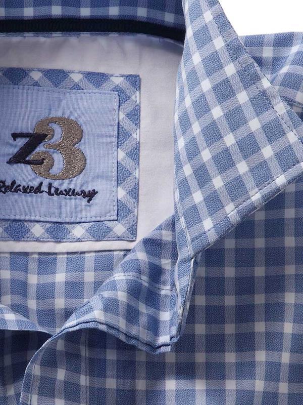 Brad Sky Check Blended Shirt