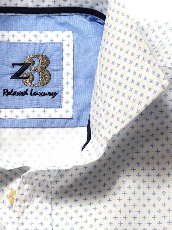 Vincent Sky Printed Cotton Shirt