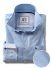 Captain Sky Solid Full sleeve single cuff   Cotton Shirt