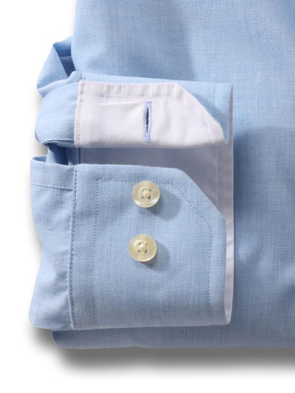 Captain Sky Solid Full sleeve single cuff   Cotton Shirt