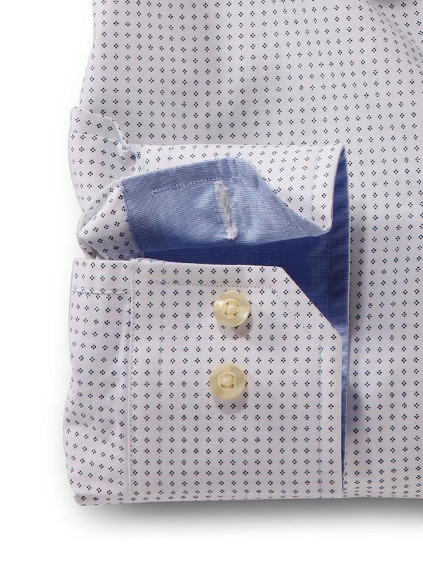 Ale White Printed    Cotton Shirt