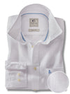 Gomera Slub White Solid Full Sleeve Tailored Fit Casual Cotton Shirt