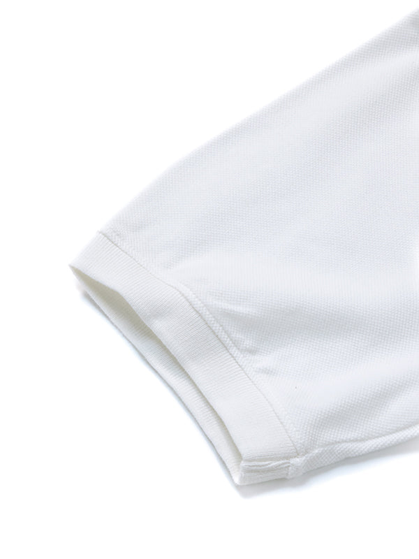 z3 Polo Garment Dyed White Solid Tailored Fit Casual Cotton T-Shirt