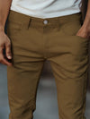 z3 4 Way Stretch Brown Tailored Fit Pants