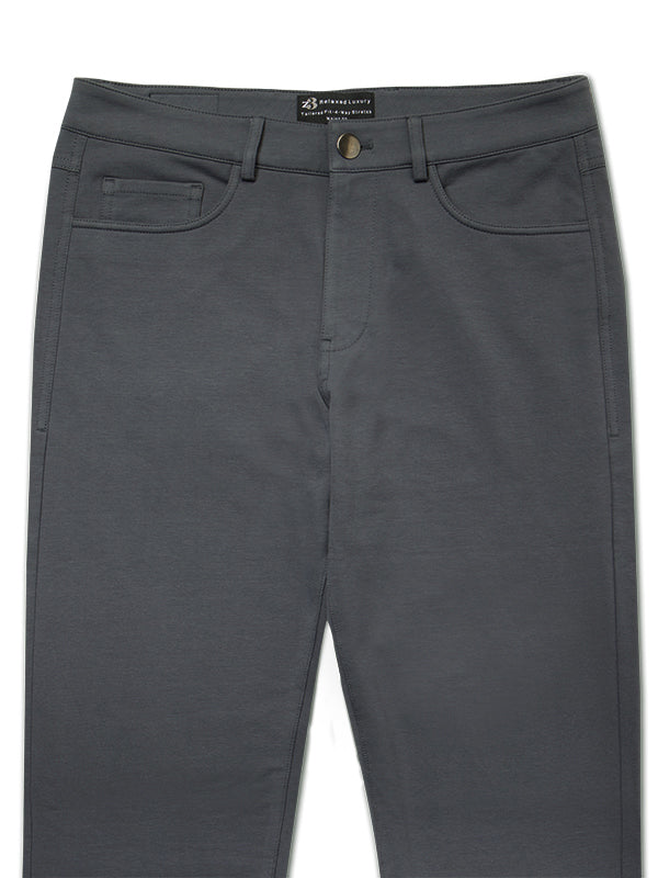 z3 4 Way Stretch Dark Grey Tailored Fit Pants
