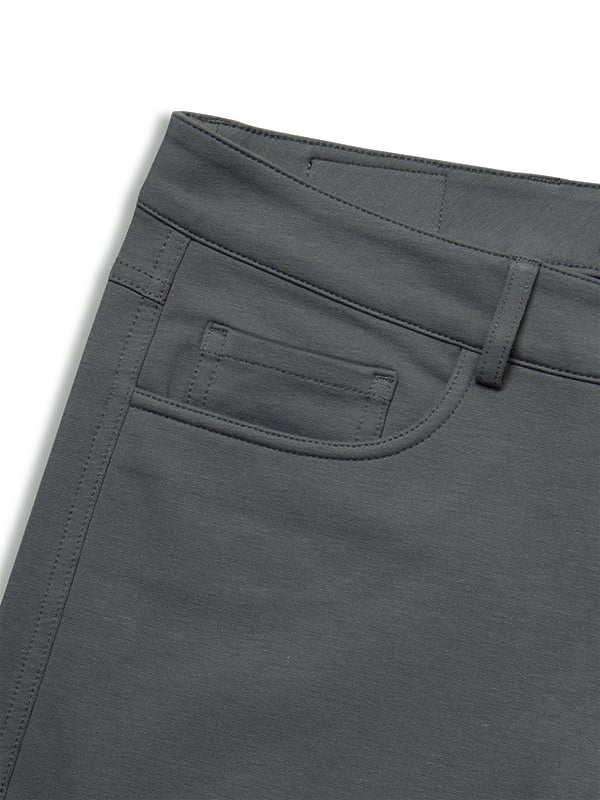 z3 Dark Grey 5 Pocket Tailored Fit Pants With '4 Way' Stretch
