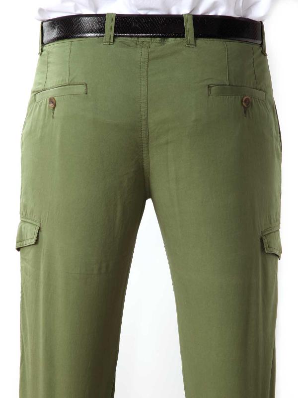 Z3 Cargo Sage Tailored Fit Cotton Trousers
