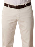 Z3 Chino NL White Tailored Fit Cotton Trousers