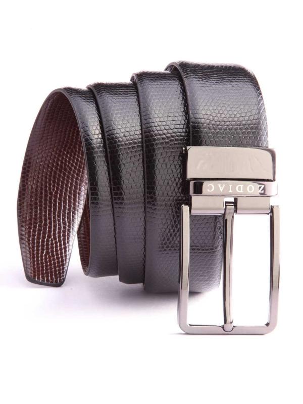 Black/ Brown Reversible Leather Belt