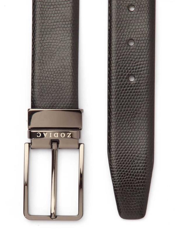 Black/ Brown Reversible Leather Belt
