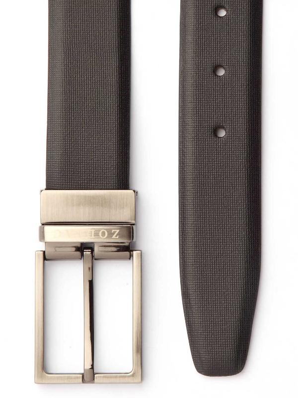 Black/ Brown Reversible Leather Belt