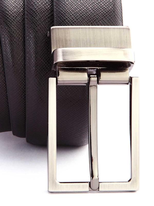 Black/ Brown Reversible Leather Belt
