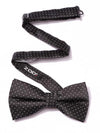 ZOD! Dotted Black Microfibre Bow Tie