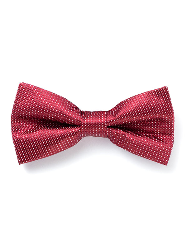 ZOD! Dotted Maroon Microfibre Bow Tie