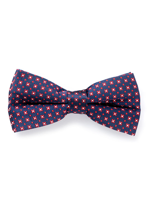 ZOD! Minimal Navy Microfibre Bow Tie