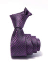 ZOD! Structure Aubergine Microfibre Tie