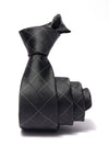 ZOD! Check Black Microfibre Tie