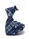 ZOD! Check Navy Microfibre Tie
