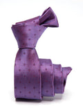 ZOD! Structure Purple Microfibre Tie