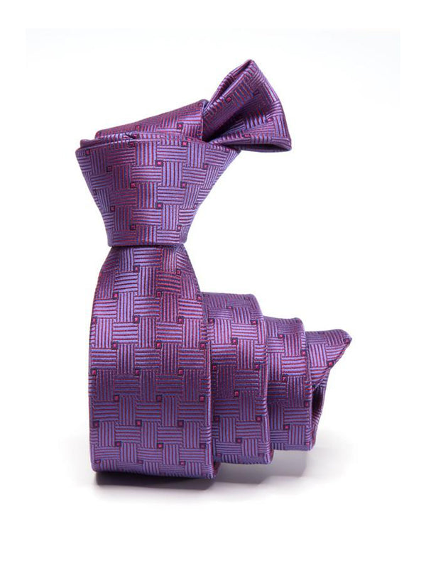 ZOD! Structure Purple Microfibre Tie