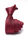 ZOD! Check Red Microfibre Tie