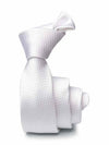 ZOD! Structure White Microfibre Tie