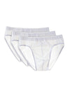 White Innerwear Supima Cotton Brief- 3 Pc Pack