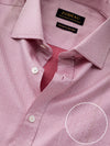 Antonello Rose Solid Full Sleeve Single Cuff Classic Fit Classic Formal Two Ply Mercerized Cotton Shirt