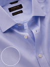Antonello Sky Solid Full Sleeve Single Cuff Classic Fit Classic Formal Two Ply Mercerized Cotton Shirt