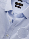Antonello Sky Solid Full Sleeve Double Cuff Classic Fit Classic Formal Two Ply Mercerized Cotton Shirt