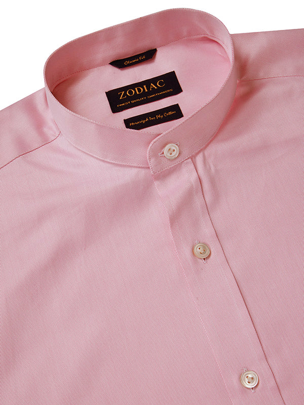 Buy Antonello Pink Solid Full Sleeve Single Cuff Classic Fit
