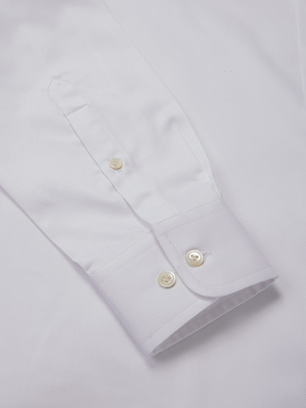 Buy Antonello White Solid Full Sleeve Single Cuff Classic Fit