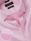 Antonello Pink Solid Full Sleeve Single Cuff Classic Fit Classic Formal Two Ply Mercerized Cotton Shirt