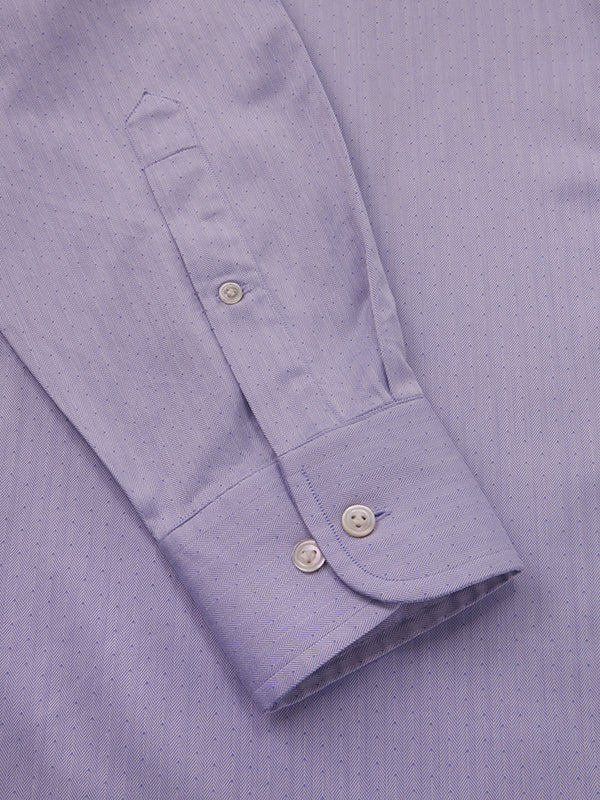 Antonello Sky Solid Full Sleeve Single Cuff Classic Fit Classic Formal Two Ply Mercerized Cotton Shirt