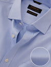 Antonello Sky Solid Full Sleeve Double Cuff Classic Fit Classic Formal Two Ply Mercerized Cotton Shirt
