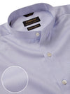 Antonello Sky Solid Full Sleeve Single Cuff Tailored Fit Semi Formal Two Ply Mercerized Cotton Shirt