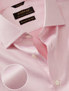Antonello Pink Solid Full Sleeve Single Cuff Tailored Fit Classic Formal Two Ply Mercerized Cotton Without Pocket Shirt