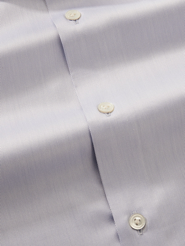 Antonello Sky Solid Full Sleeve Single Cuff Tailored Fit Classic Formal Two Ply Mercerized Cotton Without Pocket Shirt