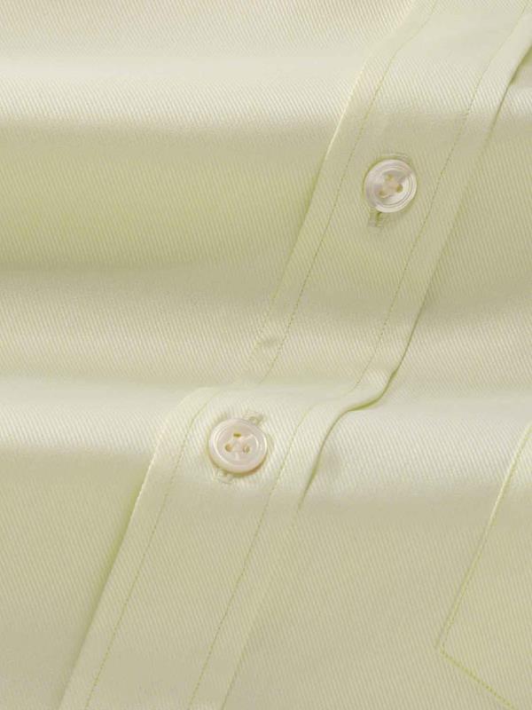 Antonello Mint Solid Full Sleeve Single Cuff Classic Fit Classic Formal Two Ply Mercerized Cotton Shirt