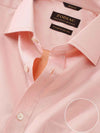 Antonello Orange Solid Full Sleeve Single Cuff Classic Fit Classic Formal Two Ply Mercerized Cotton Shirt