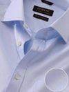 Antonello Sky Solid Full Sleeve Single Cuff Classic Fit Classic Formal Two Ply Mercerized Cotton Shirt