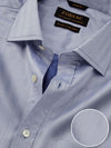 Antonello Sky Solid Full Sleeve Double Cuff Classic Fit Classic Formal Two Ply Mercerized Cotton Shirt